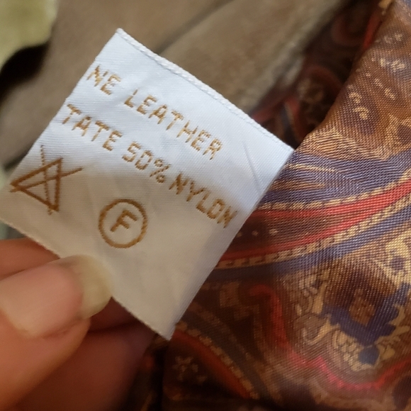 Ssatori VINTAGE suede jacket size Medium - Picture 7 of 8